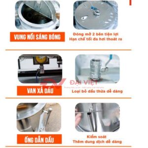 Linh kiện nồi nấu cháo công nghiệp