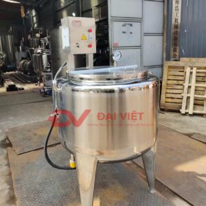 Nồi nấu tương ớt có cánh khuấy 200Lvới tủ điện được lắp rời đảm bảo an toàn