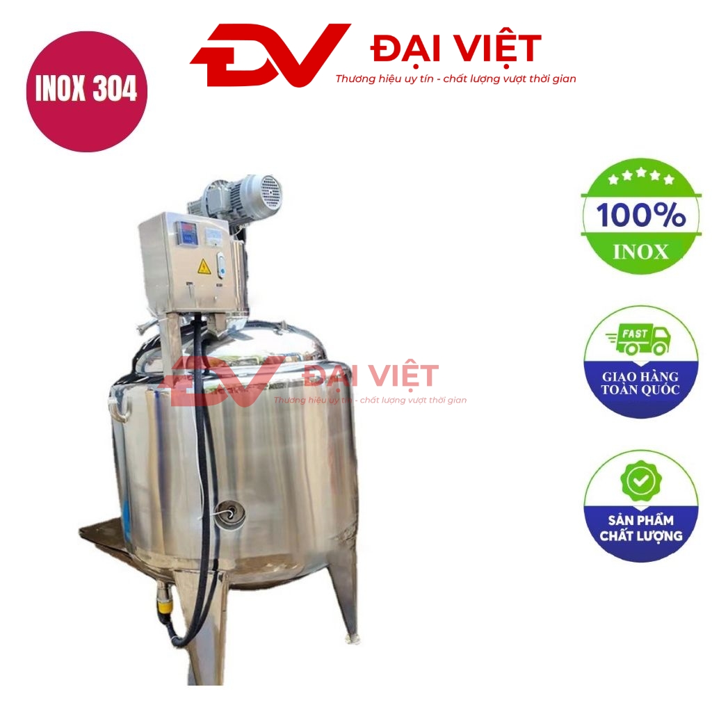 Nồi nấu có cánh khuấy 1000l