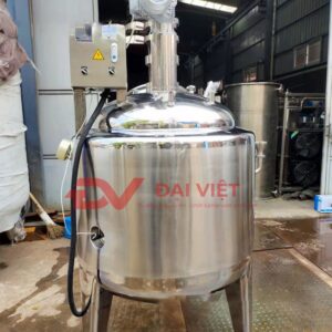 Nồi nấu tương ớt có cánh khuấy 90L nấu tương cà, tương đen, nước sốt, gia vị