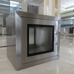 Pass box (tủ truyền đồ phòng sạch) 1 ngăn 500x500x500mm với Chất Liệu Inox 304 dày 1mm