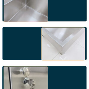 Tủ giày 8 cửa inox 304 mặt dốc 600x350x1004 Thiết kế mái dốc thông minh tránh bụi bẩn