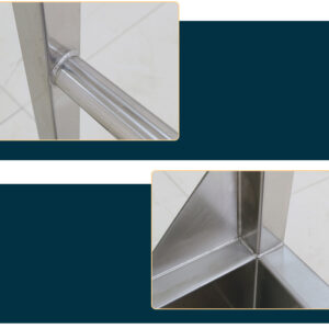 Tủ quần áo inox 4 cửa 850x300x1600mm chân tủ được bọc cao su chống trượt