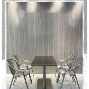 bàn inox chữ nhật 120x60x74cm có thanh tăng cứng inox hộp 25×25 mm