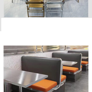 bàn inox chữ nhật 120x60x75cm với khung bằng inox 304 được gia cố thêm các thanh tăng cứng