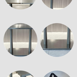 bàn inox chữ nhật 120x70x74cm có thanh tăng cứng inox hộp 25×25 mm