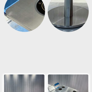 bàn inox chữ nhật 130x80x74cm với các mối hàn được thực hiện bằng công nghệ hàn TIG có khí Ar bảo vệ chống oxi hóa