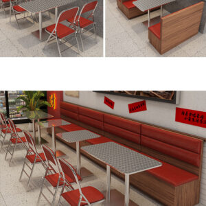 bàn inox chữ nhật chân vuông 120x60x75cm sử dụng máy chấn CNC giúp các mép gấp an toàn, bền bỉ và đẹp mắt.