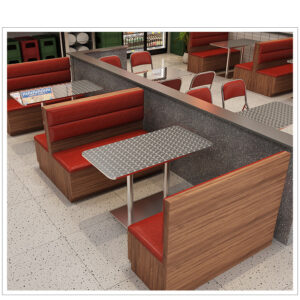 bàn inox chữ nhật chân vuông 120x60x75cm với mặt bàn được chấn dập bằng máy chấn CNC thủy lực, đường nét sắc sảo, chắc chắn