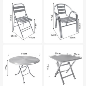 bàn inox chữ nhật xếp gọn 120x70x75cm với mặt bàn được chấn dập bằng máy chấn CNC thủy lực, đường nét sắc sảo, chắc chắn
