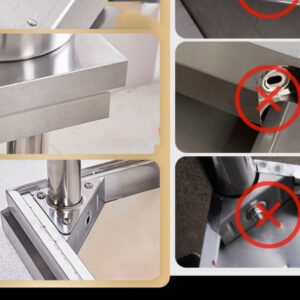 bàn sơ chế inox 2 tầng 120x60x80cm Các mối hàn được thực hiện bằng công nghệ hàn TIG có khí Ar bảo vệ chống oxi hóa