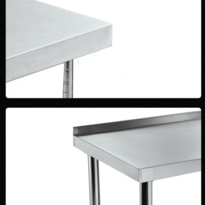 bàn sơ chế inox 2 tầng 61x61x85cm Bàn sơ chế thức ăn inox dùng để sơ chế thực phẩm, soạn đồ ăn, bàn thao tác trung gian