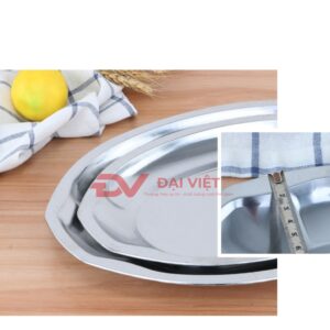 dĩa hấp inox 28cm được chấn dập từ máy cnc với độ thẩm mỹ cao