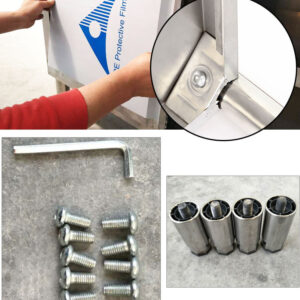 tủ chén inox 2 cửa 1500x600x800mm Chất Liệu Inox 304 chống gỉ