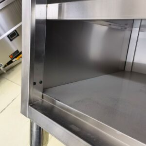 tủ chén inox 4 ngăn 2500x600x800mm Màu sắc inox trắng