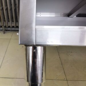 tủ chén inox 4 ngăn 2500x600x800mm khay đựng chén bát lắp 4 khung viền láp 6mm