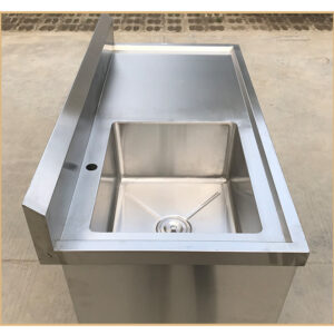 tủ chén inox có bồn rửa 1200x500x700mm Độ bền cao, không gỉ sét