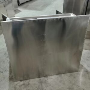 tủ chén inox có bồn rửa 900x500x800mm Cánh khung kính 5mm cường lực