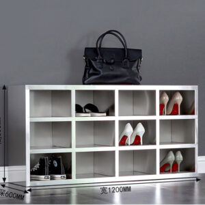 tủ giầy inox 12 hộc 1200x600x600 với Khung tủ làm bằng inox hộp 30 x 30 mm