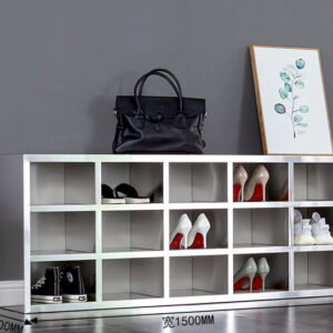 tủ giầy inox 15 hộc 1500x600x300 dùng trong phòng sạch, xưởng sản xuất hoặc gia đình