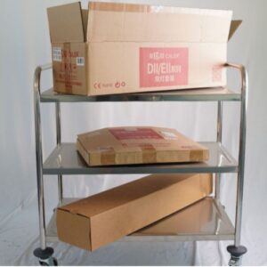 xe đẩy inox 5 tầng 810x460x1200mm chó thể chịu được tải trọng nặng