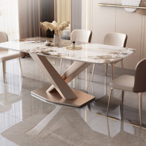 chân bàn inox 120x60x72cm Vật Liệu ống tròn phi 32.