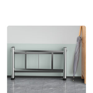chân bàn inox chữ x xếp gọn 136x75cm Thiết kế với các thanh nan uốn cong nghệ thuật