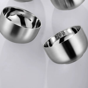 chén inox cách nhiệt 13x6.5cm đa dạng màu sắc và hình ảnh cho bé lựa chọn