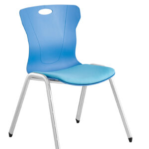 ghế cafe chân inox uốn cong GC16 Sử dụng cho các quán cafe, trường học