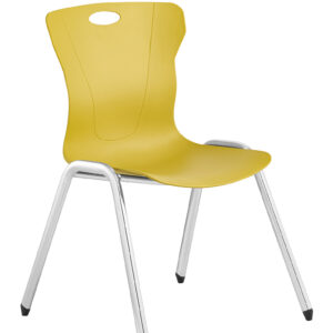 ghế cafe chân inox uốn cong GC16 có Chân ghế được bọc lớp cao su chống trượt