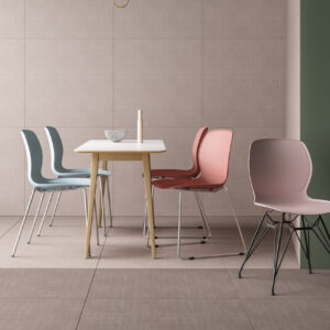 ghế cafe chân inox uốn cong GC23 có Mặt ghế và lưng ghế bằng nhựa uốn cong đẹp mắt