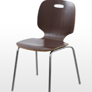 ghế cafe chân inox uốn cong GC26 với Vật Liệu ống inox tròn phi 32