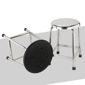 ghế đôn inox bọc nhựa 33x45cm Các mối hàn được thực hiện bằng công nghệ hàn TIG có khí Ar bảo vệ chống oxi hóa