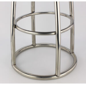 ghế đôn inox tròn 29x45cm Mặt ghế bọc nệm hoặc inox