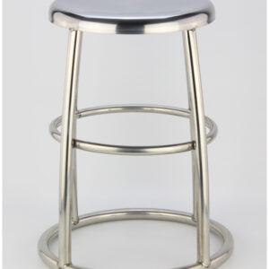 ghế đôn inox tròn 29x45cm Sử dụng máy chấn CNC giúp các mép gấp an toàn, bền bỉ và đẹp mắt.