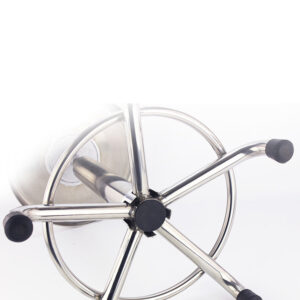 ghế xoay inox 29x40cm có Vật Liệu ống tròn phi 32.