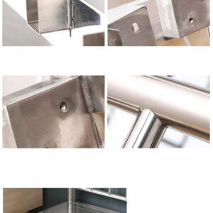 giường inox 1m5x2m khung inox hộp 30 x 60 mm