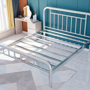 giường inox 1m6x2m các mép gấp chấn dập bằng máy CNC