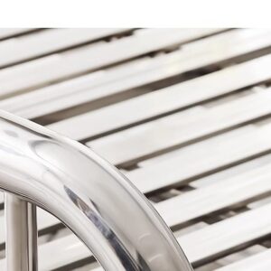 giường inox 1m6x2m mỗi ngăn có ổ khóa riêng biệt giúp bảo mật tài liệu