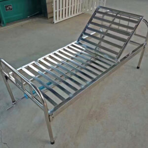 giường inox bệnh nhân 2000x900x500mm chân đế cao su chống trượt