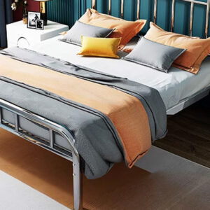 giường inox đôi mối hàn bằng công nghệ hàn TIG có khí Argon bảo vệ chống oxi hóa