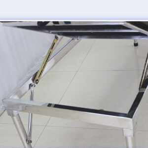 giường khám bệnh inox 1900x600x650mm khung inox hộp 30 x 60 mm