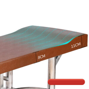 giường vật lý trị liệu 1850x600x650mm các mép gấp chấn dập bằng máy CNC