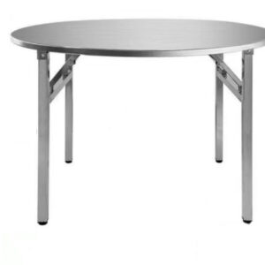 mặt bàn inox tròn 160cm Khung bằng inox 304 được gia cố thêm các thanh tăng cứng.