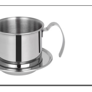 phin pha cafe inox 12x8cm Không rỉ sét, không dám dính, dễ cọ rửa đem lợi sự tiện lợi trong nhà bếp