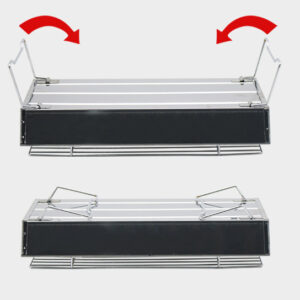 thùng nướng than inox 45x23x22cm Dùng để chứa cồn khô, cồn nước để nấu lẩu, nướng, chiên, xào trong các bữa tiệc buffet, nhà hàng, quán ăn, gia đình