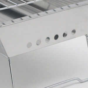 thùng nướng than inox 45x23x22cm với Chất Liệu Inox 304 dày 1mm