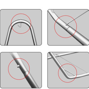 võng xếp inox 250x84x118cm Khả năng chịu tải của võng 150Kg