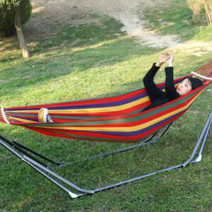 võng xếp inox 255x88x97cm Có thể xếp gọn và mang đi du lịch tiện lợi