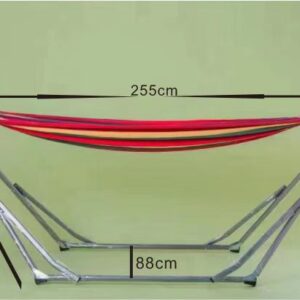 võng xếp inox 255x88x97cm Khối lượng 9.4Kg